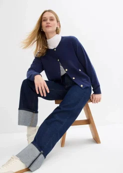 Clearance Feinstrickjacke aus Baumwoll-Mix Damen Bekleidung·Umstandsmode|Bekleidung·Jeans