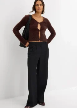 New Feinstrickjacke aus Federgarn Damen Bekleidung·Umstandsmode|Strickmode