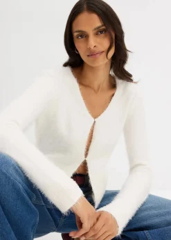Damen bonprix Bekleidung·Umstandsmode|Strickmode|Feinstrickjacke aus Federgarn