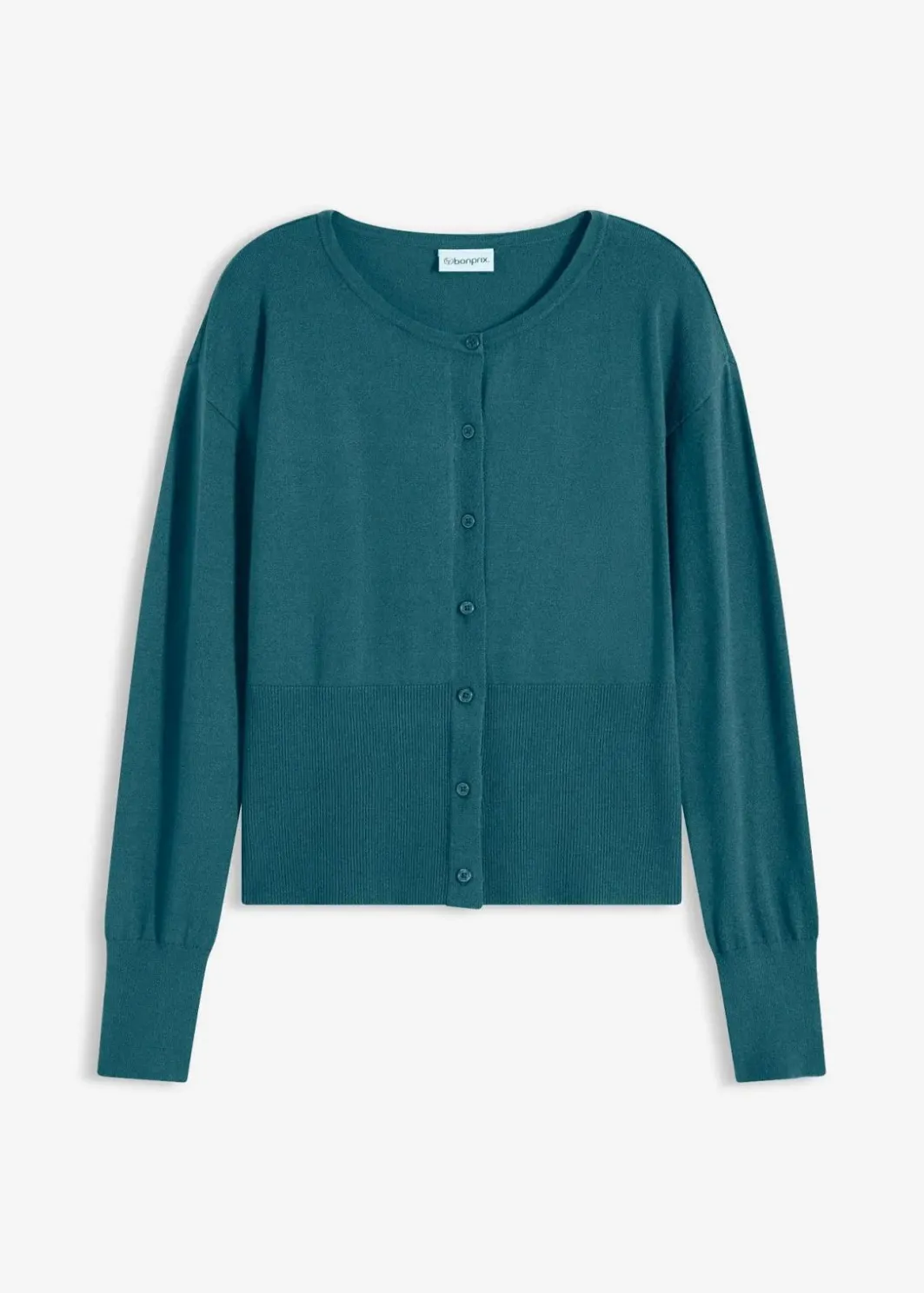 Damen bonprix Pullover & Strickjacken|Strickmode|Feinstrickjacke aus fließendem Viskose-Mix