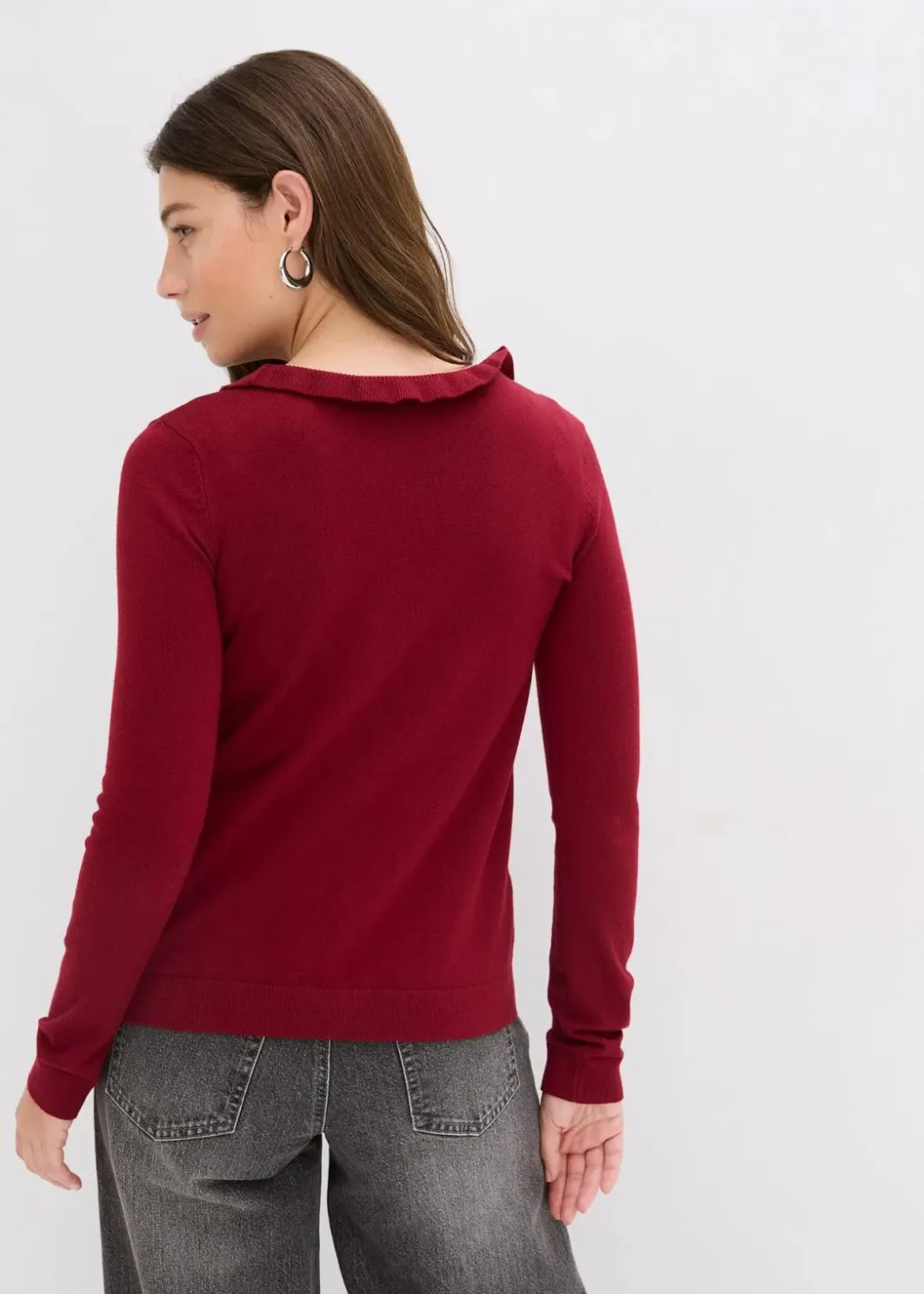 Online Feinstrickjacke aus fließendem Viskose-Mix Damen Strickmode|Pullover & Strickjacken