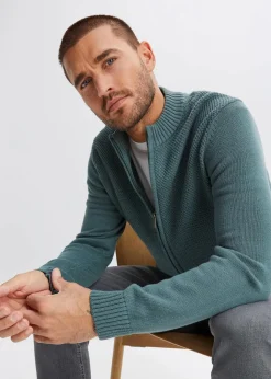 Sale Feinstrickjacke aus reiner Baumwolle Herren Pullover & Strickjacken|Basics