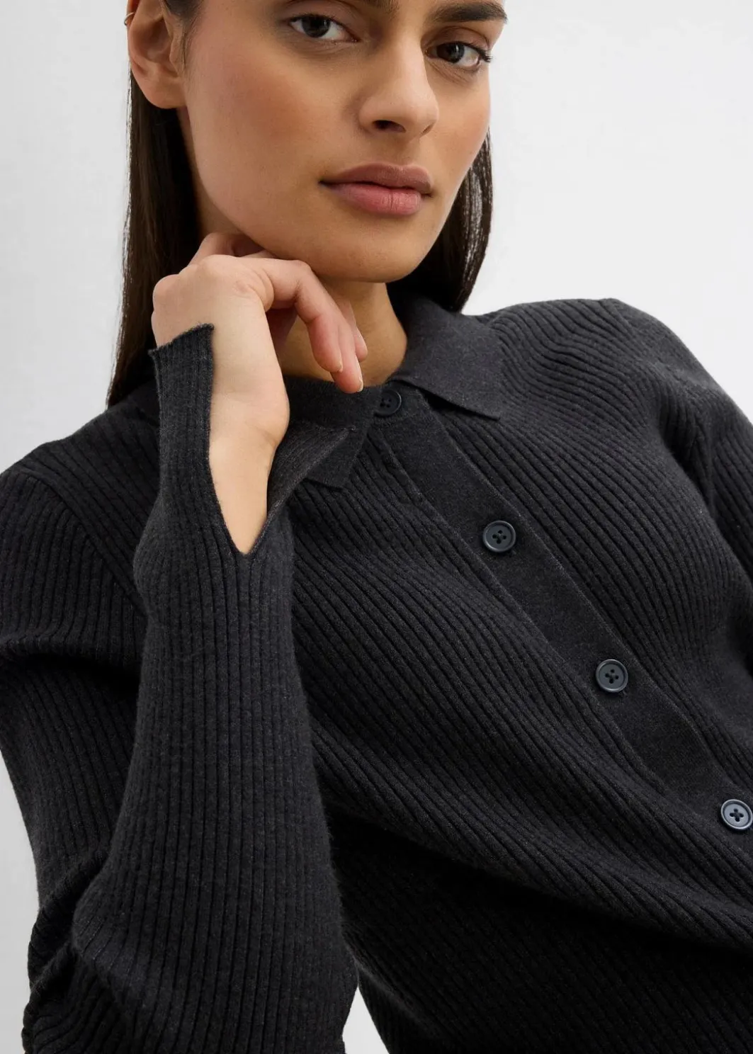 Hot Feinstrickjacke aus Viskose-Mix Damen Bekleidung·Umstandsmode|Bekleidung·Jeans