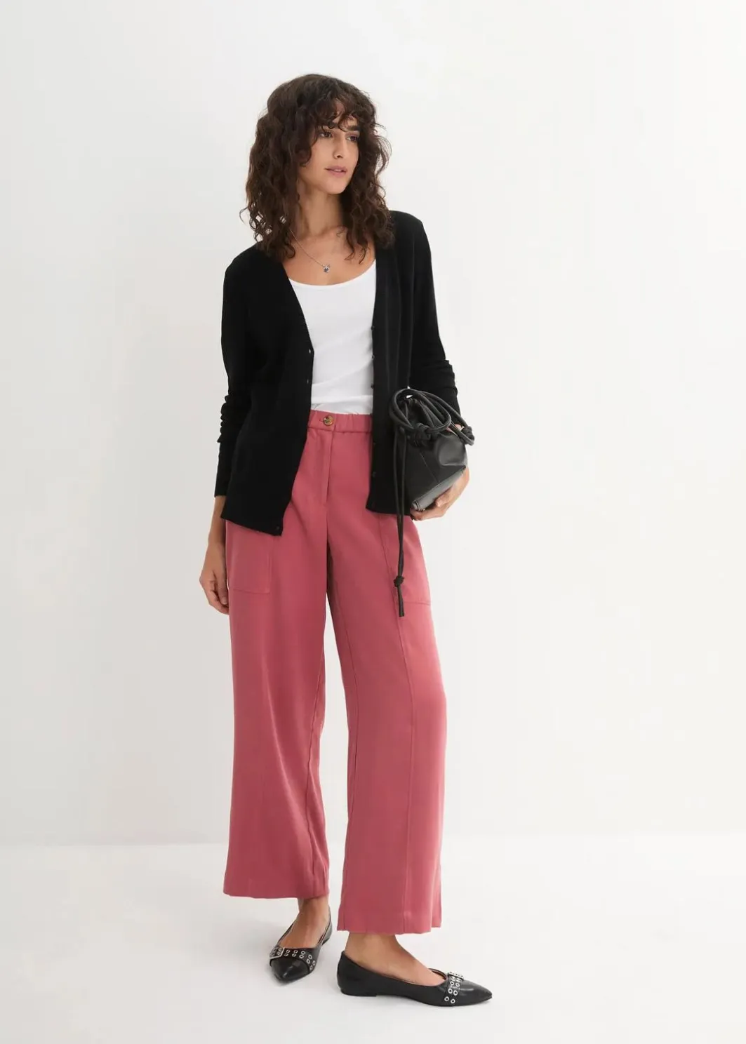 Sale Feinstrickjacke mit Knopfleiste Damen Strickmode|Pullover & Strickjacken