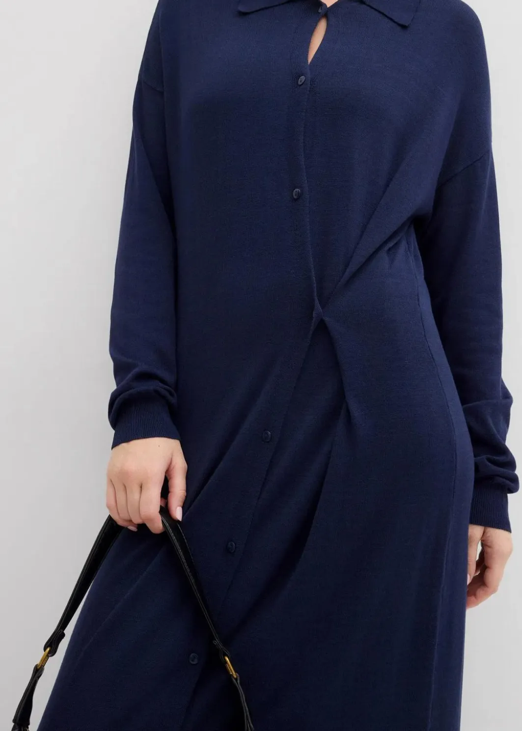 Damen bonprix Bekleidung·Umstandsmode|Bekleidung·Pullover & Strickjacken|Feinstrickkleid aus Viskose-Mix