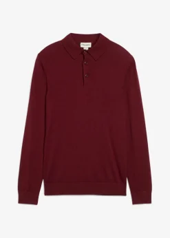 New Feinstrick-Polopullover mit edler Merinowolle, Slim Fit Herren Pullover & Strickjacken|Basics