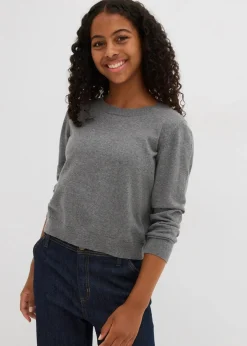 Kinder bonprix Mädchen 9-16 Jahre·Sweat & Strick|Feinstrickpullover