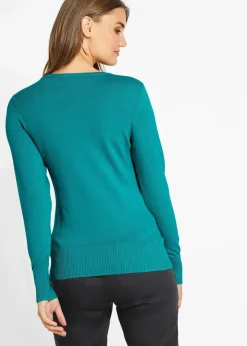 Damen bonprix Strickmode|Pullover & Strickjacken|Feinstrickpullover