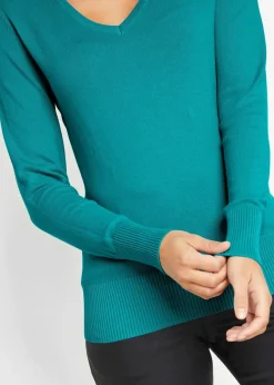 Damen bonprix Strickmode|Pullover & Strickjacken|Feinstrickpullover