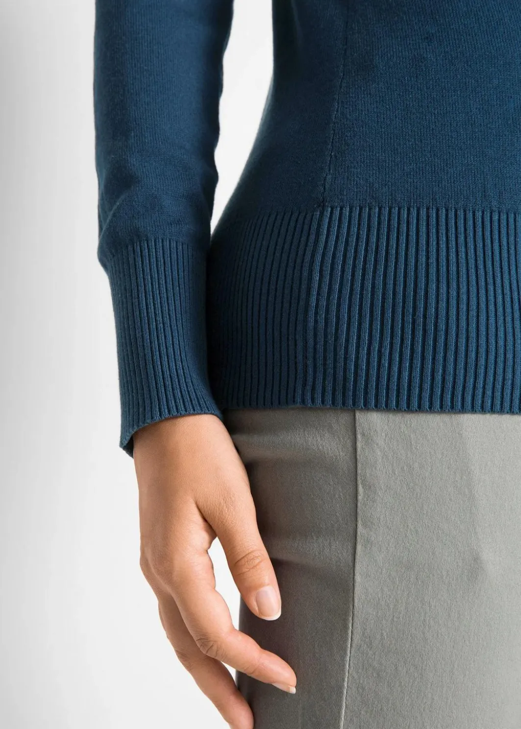 Damen bonprix Strickmode|Pullover & Strickjacken|Feinstrickpullover