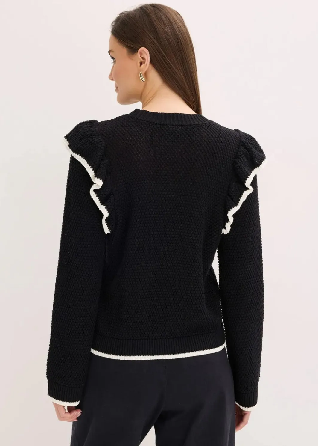 Damen bonprix Bekleidung·Umstandsmode|Bekleidung·Jeans|Feinstrickpullover aus Baumwoll-Mix