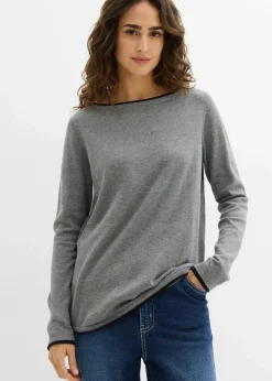 Feinstrickpullover aus Baumwollmix Damen Bekleidung·Umstandsmode|Bekleidung·Jeans