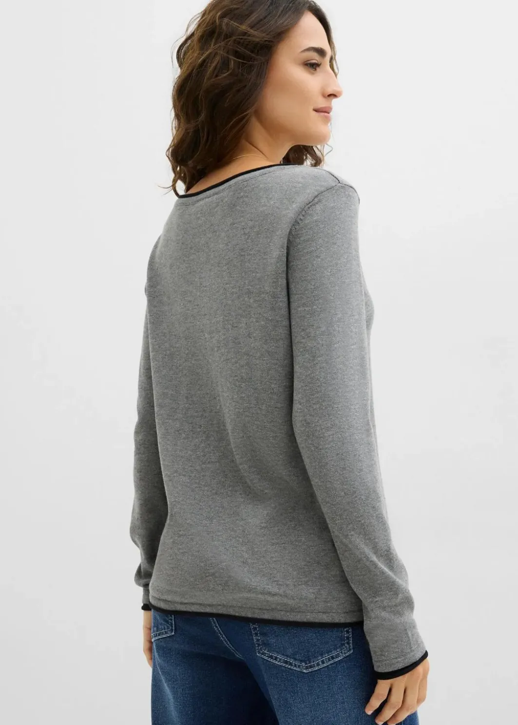 Feinstrickpullover aus Baumwollmix Damen Bekleidung·Umstandsmode|Bekleidung·Jeans