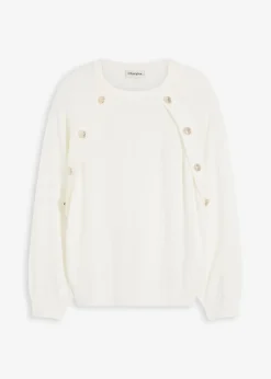 Damen bonprix Bekleidung·Umstandsmode|Bekleidung·Jeans|Feinstrickpullover aus fließendem Viskose-Mix