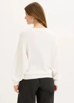 Damen bonprix Bekleidung·Umstandsmode|Bekleidung·Jeans|Feinstrickpullover aus fließendem Viskose-Mix