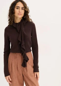 Damen bonprix Bekleidung·Umstandsmode|Strickmode|Feinstrickpullover aus fließendem Viskose-Mix