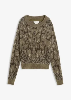 Damen bonprix Bekleidung·Umstandsmode|Strickmode|Feinstrickpullover aus flauschigem Federgarn
