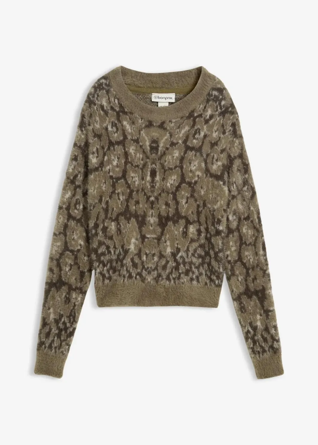Damen bonprix Bekleidung·Umstandsmode|Strickmode|Feinstrickpullover aus flauschigem Federgarn