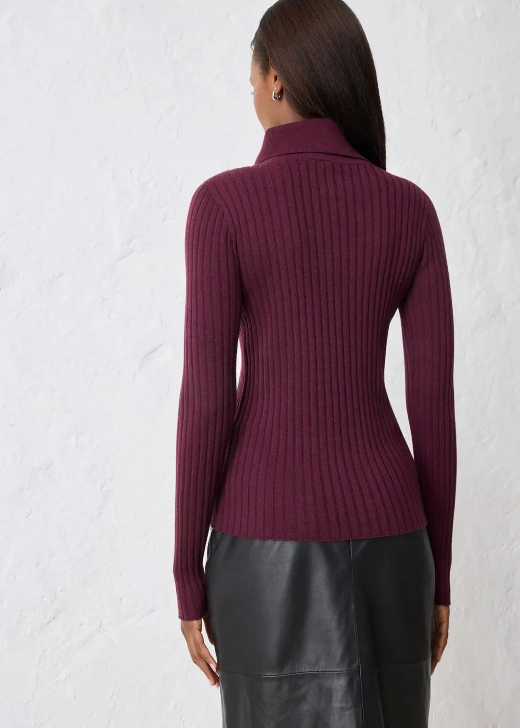 Outlet Feinstrickpullover aus Merinowolle Damen Pullover & Strickjacken|Strickmode