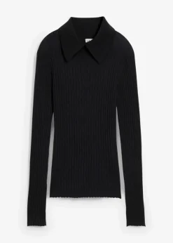 Damen bonprix Pullover & Strickjacken|Strickmode|Feinstrickpullover aus Merinowolle