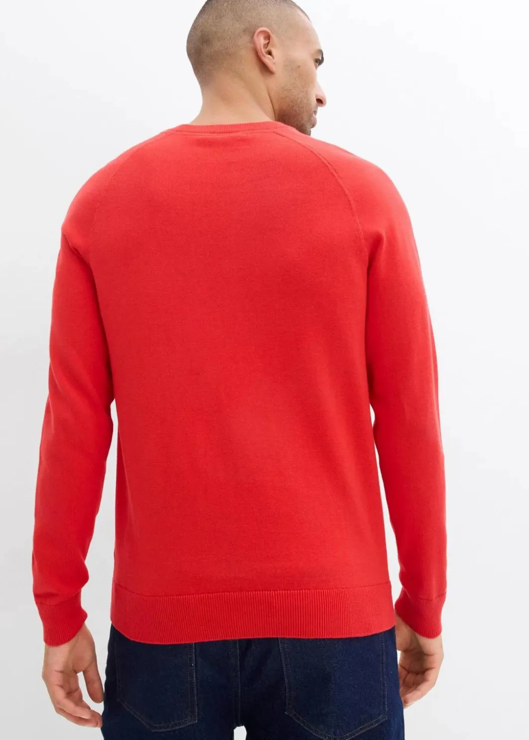 Herren bonprix Pullover & Strickjacken|Basics|Feinstrickpullover aus reiner Baumwolle (2er-Pack)