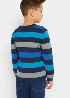 Online Feinstrickpullover aus reiner Baumwolle Kinder Jungen 2-8 Jahre·Sweat & Strick
