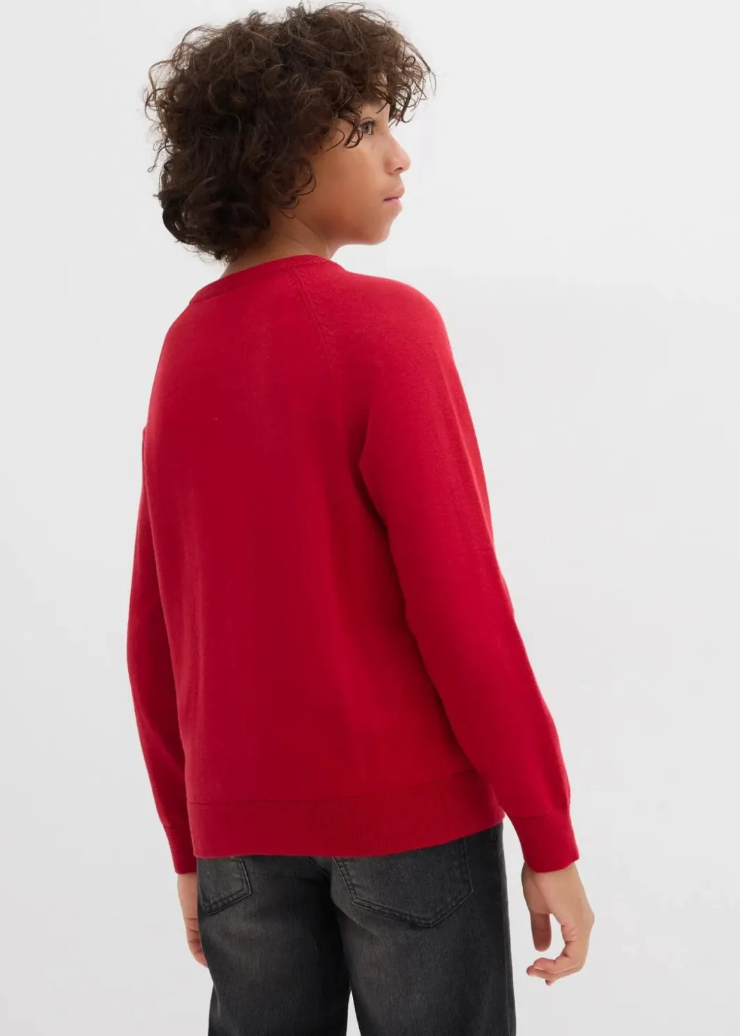 Online Feinstrickpullover aus reiner Baumwolle Kinder Jungen 2-8 Jahre·Sweat & Strick