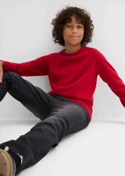 Online Feinstrickpullover aus reiner Baumwolle Kinder Jungen 2-8 Jahre·Sweat & Strick