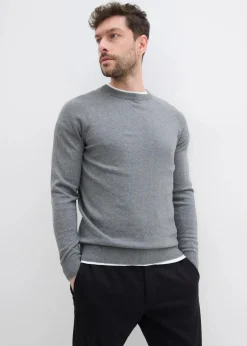 Discount Feinstrickpullover aus reiner Baumwolle (2er-Pack) Herren Pullover & Strickjacken|Basics