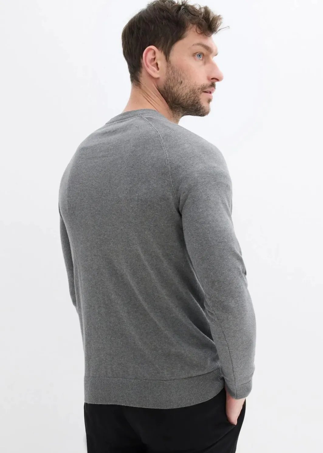 Discount Feinstrickpullover aus reiner Baumwolle (2er-Pack) Herren Pullover & Strickjacken|Basics