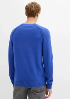 Hot Feinstrickpullover aus recyclingfähiger Baumwolle Herren Pullover & Strickjacken|Basics