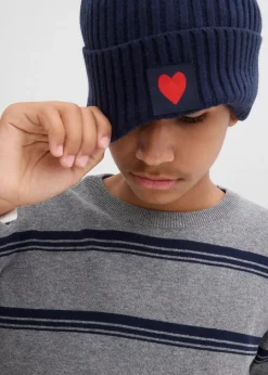 Kinder bonprix Jungen 9-16 Jahre·Sweat & Strick|Jungen 2-8 Jahre·Nachhaltigere Materialien|Feinstrickpullover aus reiner Baumwolle, recyclingfähig