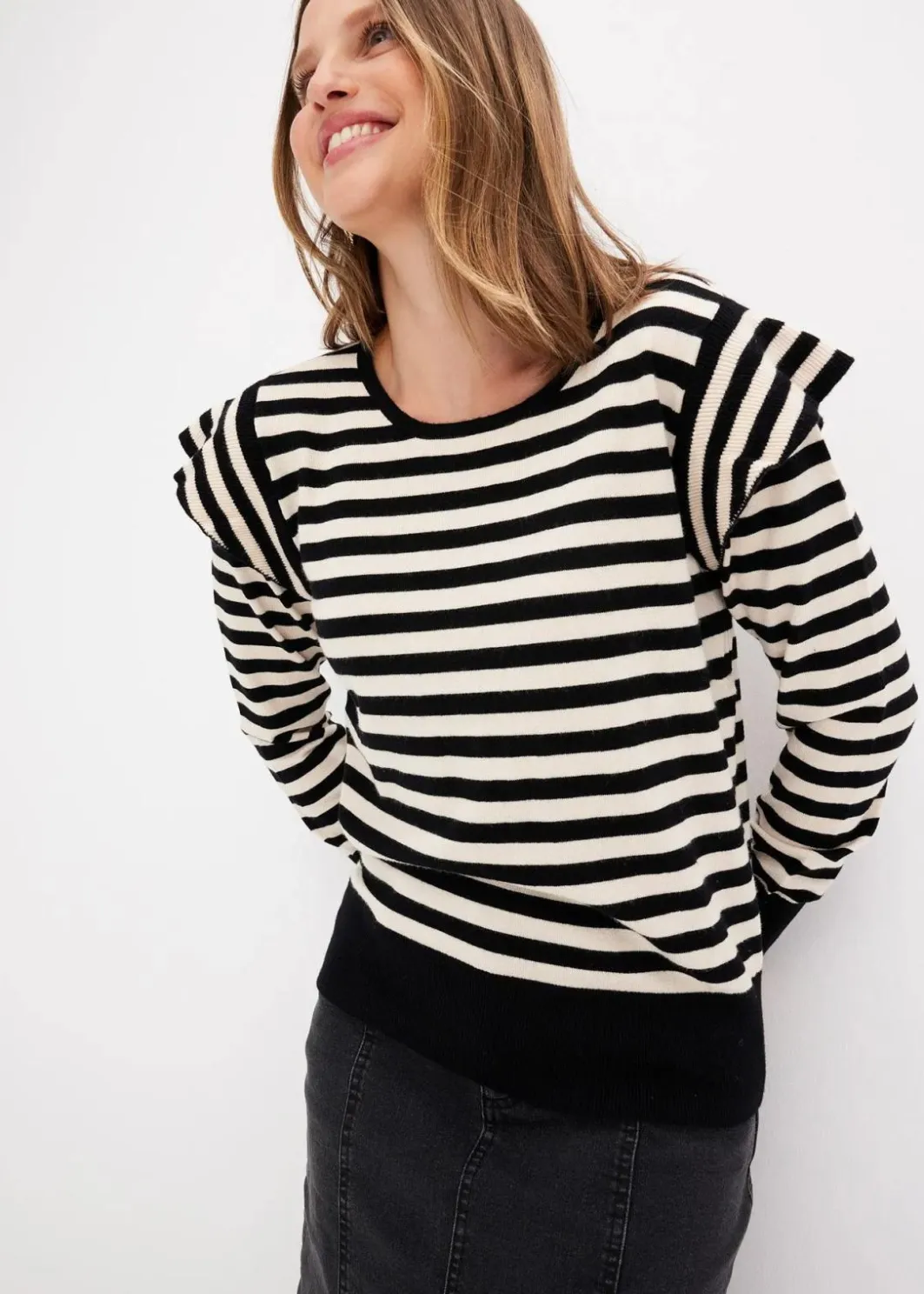 Discount Feinstrickpullover aus softem Viskose-Mix Damen Bekleidung·Umstandsmode|Bekleidung·Jeans
