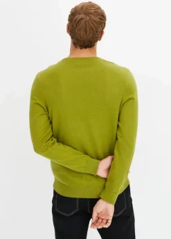 Outlet Feinstrickpullover aus weichem Baumwollmix Herren Pullover & Strickjacken|Basics