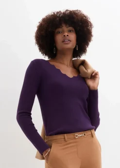 Feinstrickpullover aus weichem Viskose-Mix Damen Bekleidung·Umstandsmode|Bekleidung·Jeans