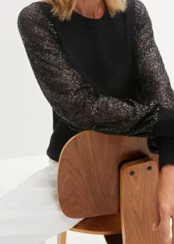 Damen bonprix Bekleidung·Umstandsmode|Bekleidung·Jeans|Feinstrickpullover aus weichem Viskose-Mix