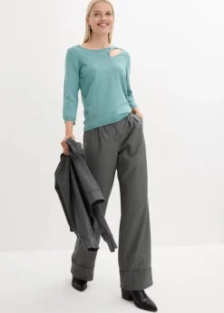 Damen bonprix Bekleidung·Umstandsmode|Bekleidung·Jeans|Feinstrickpullover in Viskose-Mix