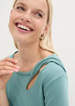 Damen bonprix Bekleidung·Umstandsmode|Bekleidung·Jeans|Feinstrickpullover in Viskose-Mix
