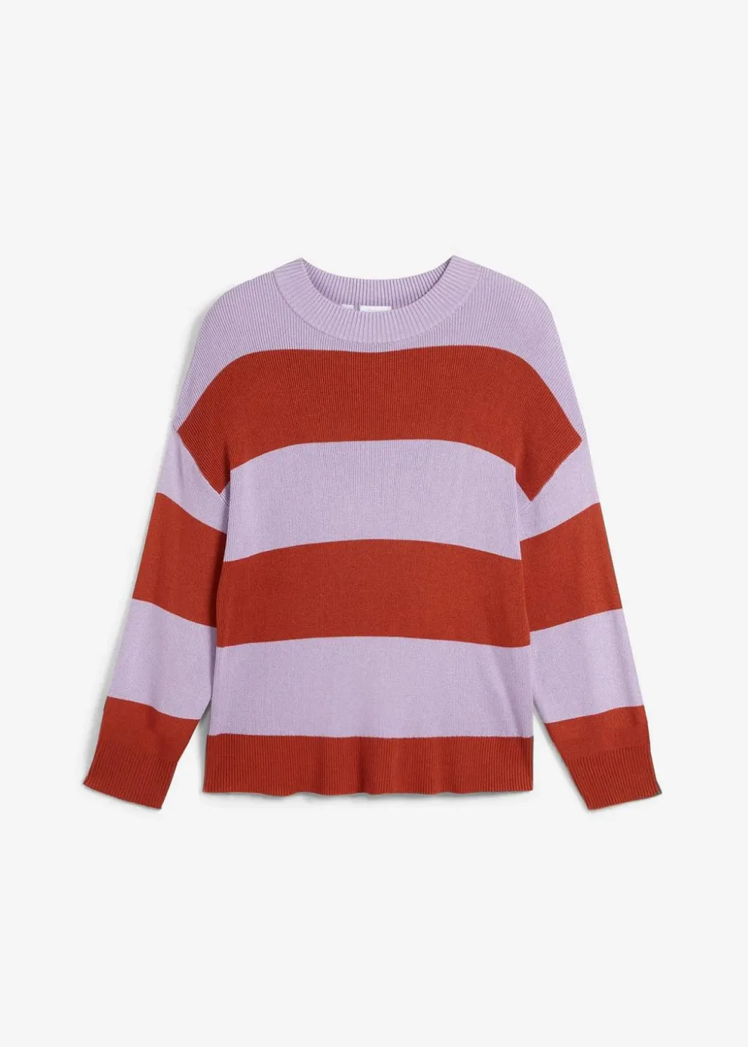 Outlet Feinstrickpullover mit Blockstreifen Damen Bekleidung·Umstandsmode|Strickmode