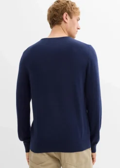 Best Feinstrickpullover mit edler Merinowolle Herren Pullover & Strickjacken|Große Größen