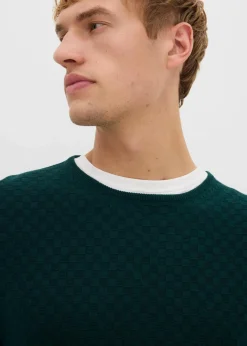 Herren bonprix Große Größen|Pullover & Strickjacken|Feinstrickpullover mit edler Merinowolle