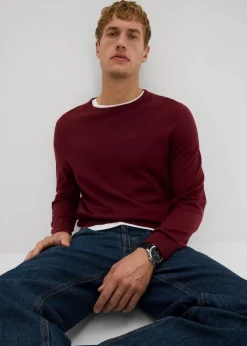 Best Feinstrickpullover mit edler Merinowolle Herren Pullover & Strickjacken|Basics