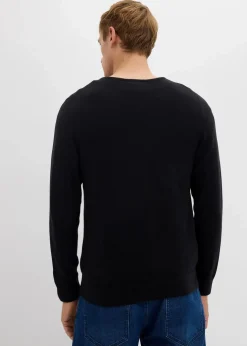 Clearance Feinstrickpullover mit edler Merinowolle Herren Große Größen|Basics