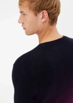 Herren bonprix Pullover & Strickjacken|Große Größen|Feinstrickpullover mit Farbverlauf