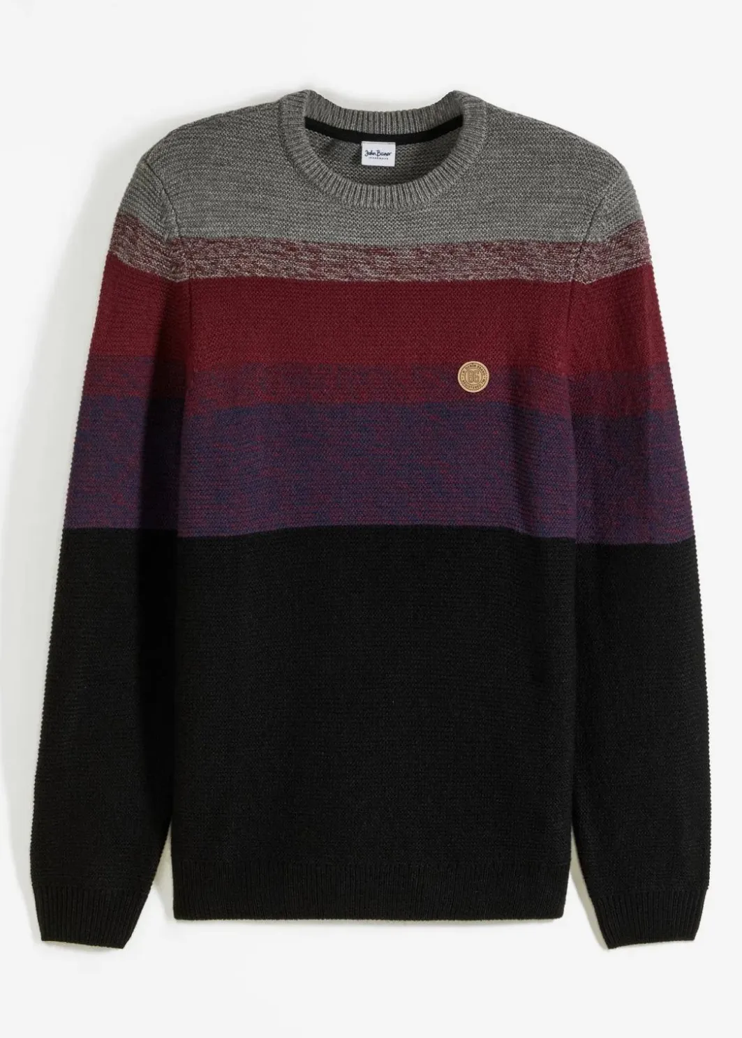 Sale Feinstrickpullover mit Farbverlauf Herren Große Größen|Pullover & Strickjacken