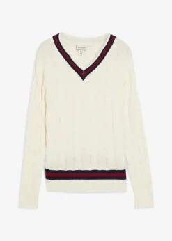 Herren bonprix Große Größen|Pullover & Strickjacken|Feinstrickpullover mit Kaschmiranteil