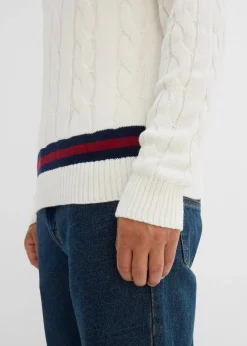 Herren bonprix Große Größen|Pullover & Strickjacken|Feinstrickpullover mit Kaschmiranteil