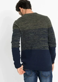 Herren bonprix Große Größen|Pullover & Strickjacken|Feinstrickpullover mit Komfortschnitt aus weichem Baumwollmix