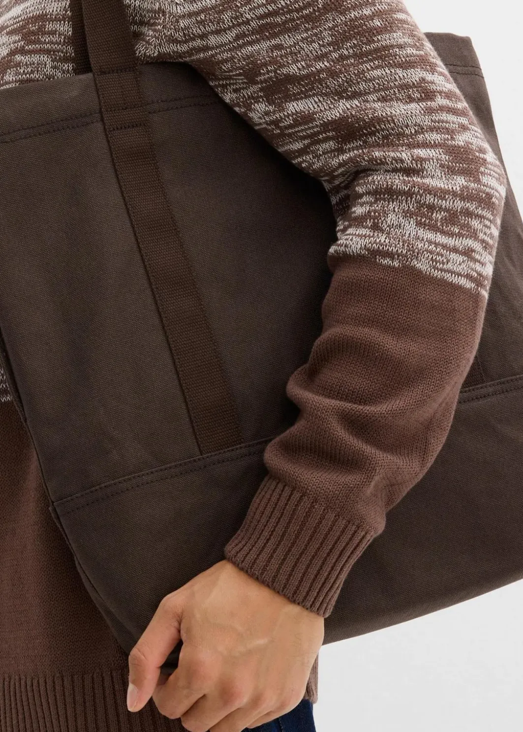 Herren bonprix Pullover & Strickjacken|Große Größen|Feinstrickpullover mit Komfortschnitt aus weichem Baumwollmix