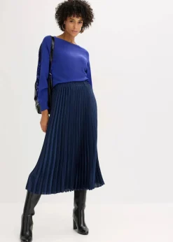 Damen bonprix Pullover & Strickjacken|Strickmode|Feinstrickpullover mit Pailletten